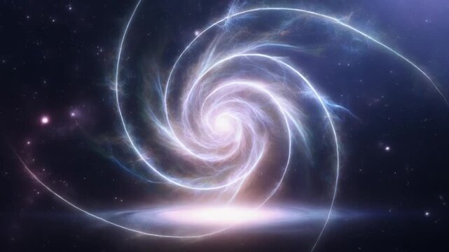 Swirling Vortex of Light in Space Creates Cosmic Phenomenon