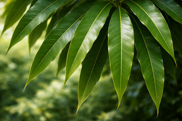 green leaves background