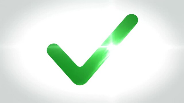 Green oval shape on white background