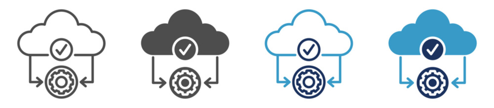 software service multi purpose icon set