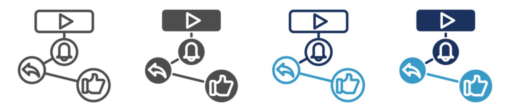 chancel subscription multi purpose icon set