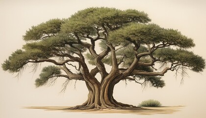 mesquite tree isolated