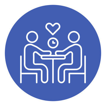 Speed Dating Vector Icon
