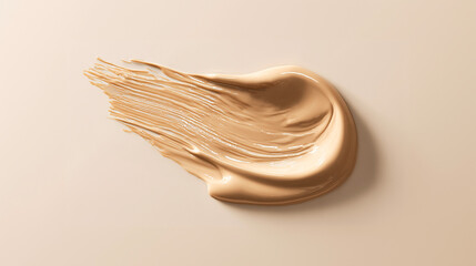 肌色のクリームの塗り跡（美容・コスメ）	