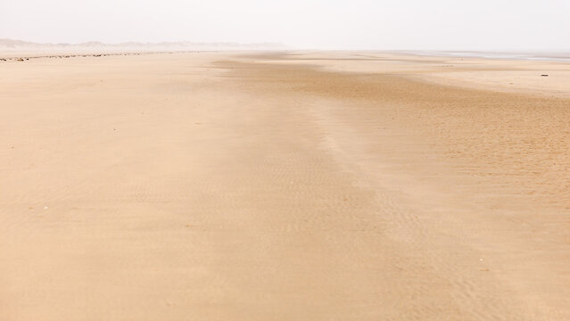 Das einsame Ostende von Borkum im Winter