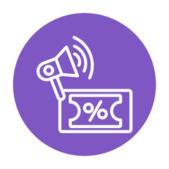 Coupon Campaign Vector Icon