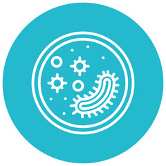 Microorganism Vector Icon © SAMDesigning
