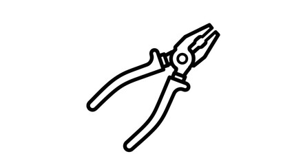 pliers vector illustration