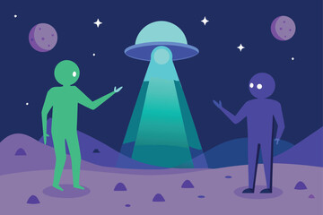 First Contact Between Humans And Aliens