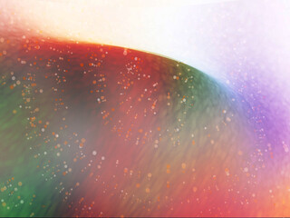 Colorful Rainbow Gradient Wave With Bokeh Lights, Vibrant Abstract Background for Creative Projects and Digital Art