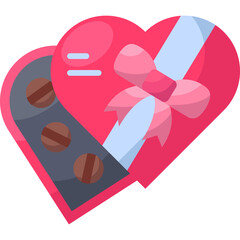Chocolate Box Flat Icon