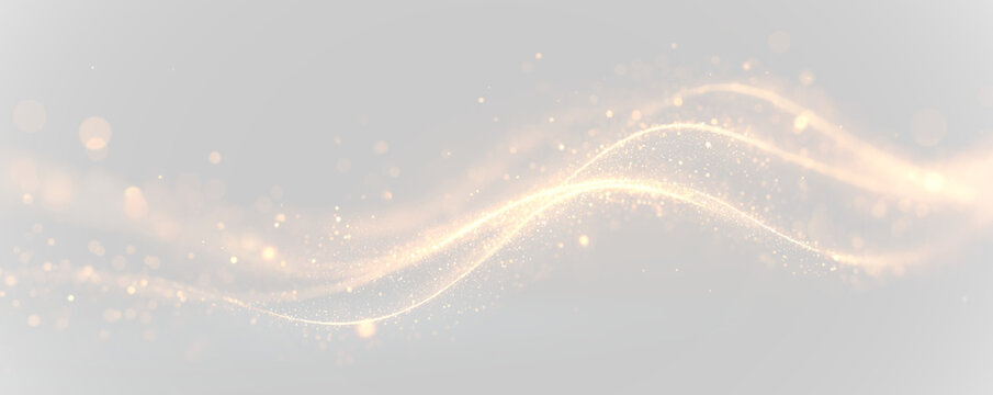 Golden dust sparkles like tiny fireflies in the air. Particles swirl with soft, radiant light. Perfect for magical overlays and fantasy compositions.