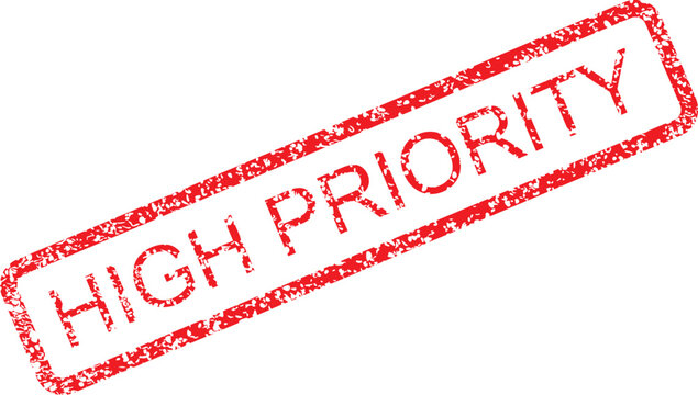 Red rubber office stamp label for document workflow and business approval process 6