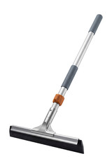 Window squeegee with a long handle.