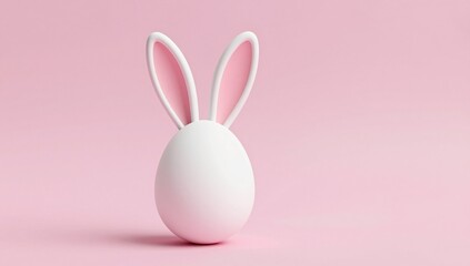 Fototapeta premium pink easter bunny