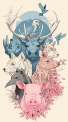 Obraz premium dragon with a magic wand