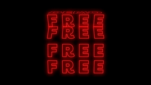 Kinetic Neon Title 31 - Animated Glowing Typography, Neon Text Effects and Dynamic Motion Graphics for Social Media, Promos and Modern Video Projects