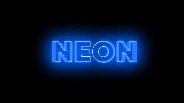 Kinetic Neon Title 51 - Animated Glowing Typography, Neon Text Effects and Dynamic Motion Graphics for Social Media, Promos and Modern Video Projects