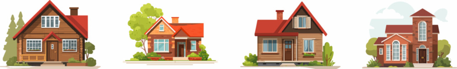 Rustic Getaway: Cozy Village House with Red Roof