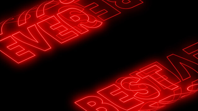 Kinetic Neon Title 61 - Animated Glowing Typography, Neon Text Effects and Dynamic Motion Graphics for Social Media, Promos and Modern Video Projects