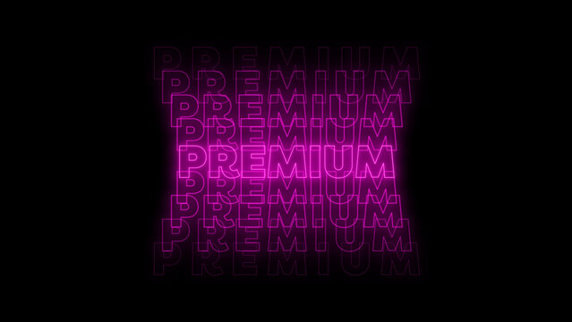 Kinetic Neon Title 70 - Animated Glowing Typography, Neon Text Effects and Dynamic Motion Graphics for Social Media, Promos and Modern Video Projects