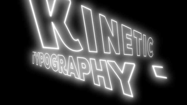 Kinetic Neon Title 84 - Animated Glowing Typography, Neon Text Effects and Dynamic Motion Graphics for Social Media, Promos and Modern Video Projects