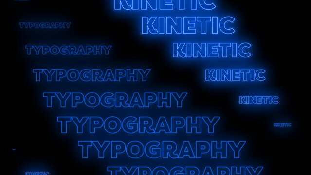 Kinetic Neon Title 99 - Animated Glowing Typography, Neon Text Effects and Dynamic Motion Graphics for Social Media, Promos and Modern Video Projects