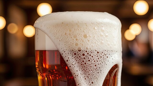 St patrick's day celebration with a pint of beer irish holiday traditions