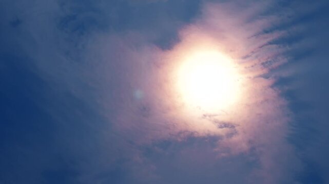 Sunlight Breaking Through Clouds