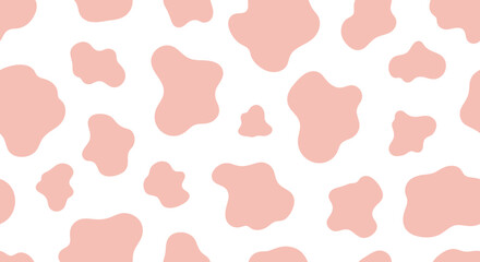 Pink Leopard Print Pattern Pastel Animal Spots Blush Background.