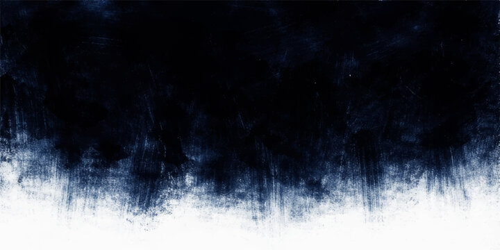 Dark blue smoky background with clouds and fog
