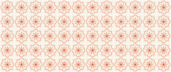 Vector seamless background. Minimalistic abstract floral pattern. Modern print. Ideal for textile design, screensavers, covers, cards, invitations and posters.