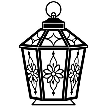 lantern in a cage