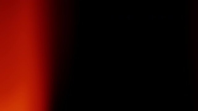 Red Color Cinematic Light Leaks Overlay Background.