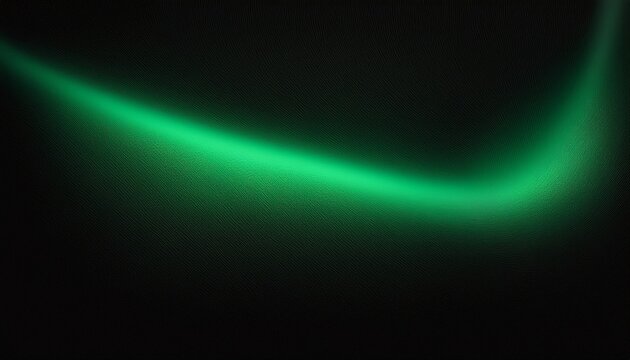 glowing green light patten black background grainy gradient noise texture poster banner backdrop abstract design power point background