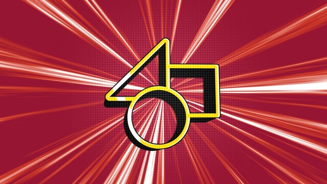 Cartoon Poppy Pop Art Modern Logo Reveal