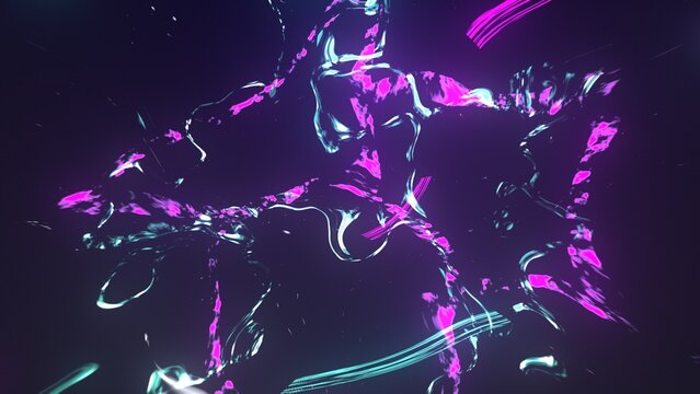 Crazy Displace Ripple Logo Reveal