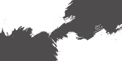 Abstract grunge vector illustration of a black silhouette woman standing on a dirty ink splatter background featuring a paint stain map of the Europe continent with a splat border frame design © NAYEM