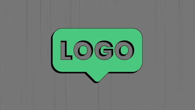 Simple Cartoon Style Vintage Logo Reveal 