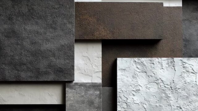 Medium shot capturing the interplay of light on varied canvas finishes emphasizing the contrast between smooth rough and embossed tactile qualities.