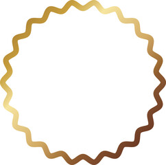 高級感のあるメタルフレーム　ゴールド