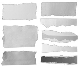 Fototapeta premium Torn pieces of paper
