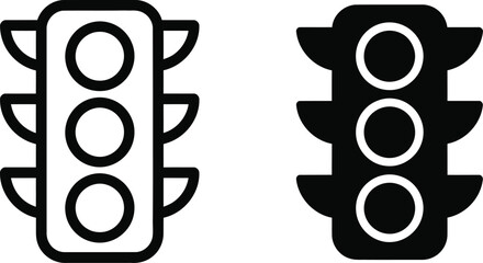 Traffic Light Icons © MDABDUS