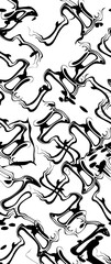 Fototapeta premium abstract seamless botanical leaf pattern for textile, fabric and background design