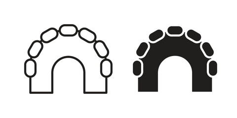 Maxilla icon illustrations. Pack of vector icons for ui ux © Hunt