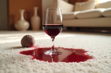 glass of red wine