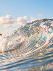 Ocean Surface Wave with Soft Foam and Reflection