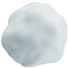3D Snowball Pile