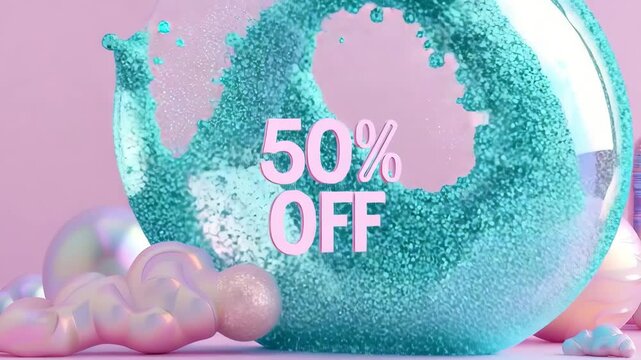 Customers can find a special offer for a 50 percent discount on selected items. This promotion is available for a short time. Shop now and take advantage of this deal