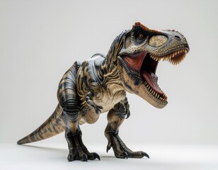Fototapeta premium dinosaur toy isolated on white